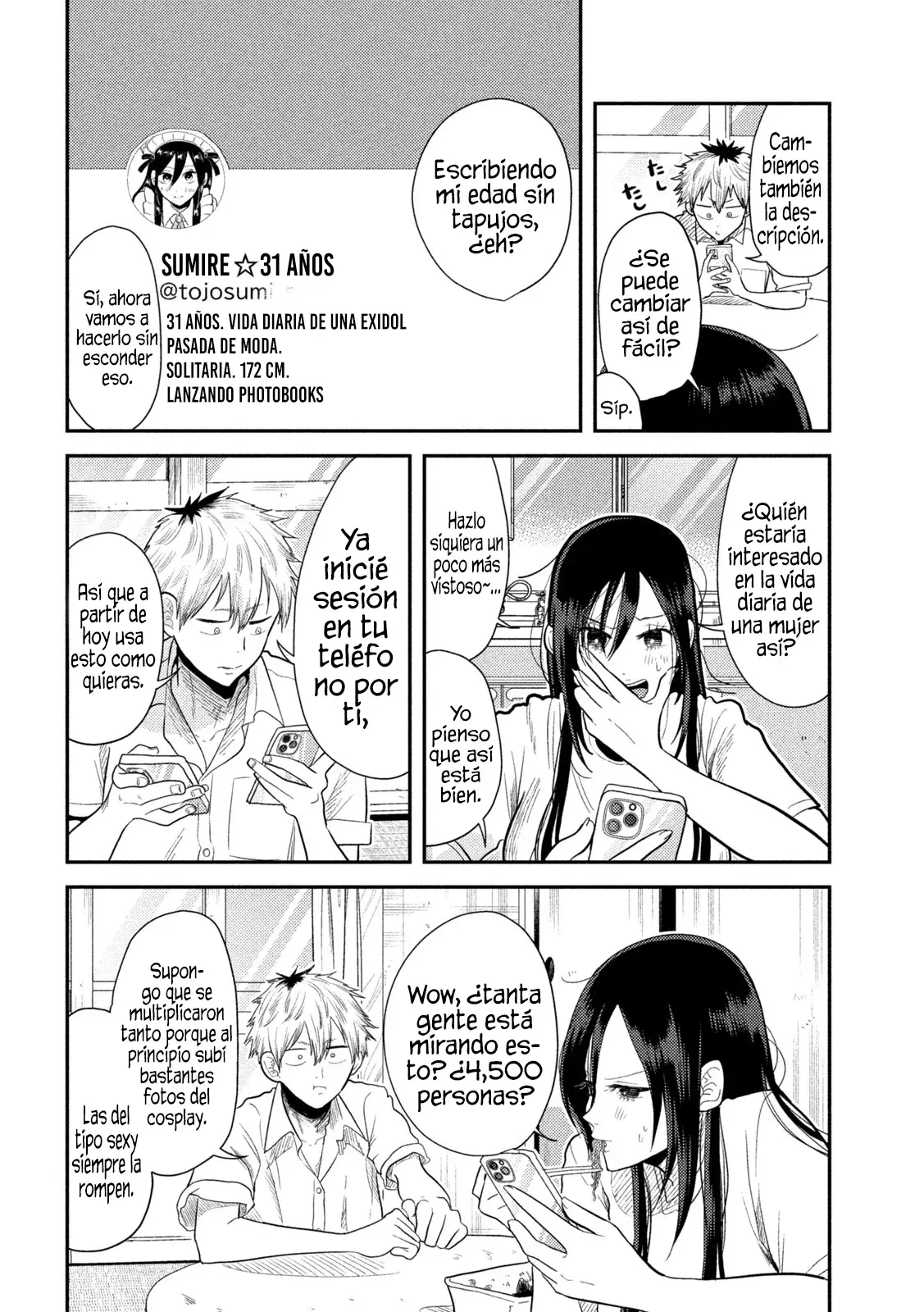 Heisei Haizanhei ⭐ Sumire-chan (Serialización) Capitulo 4: La mujer que postea página 9