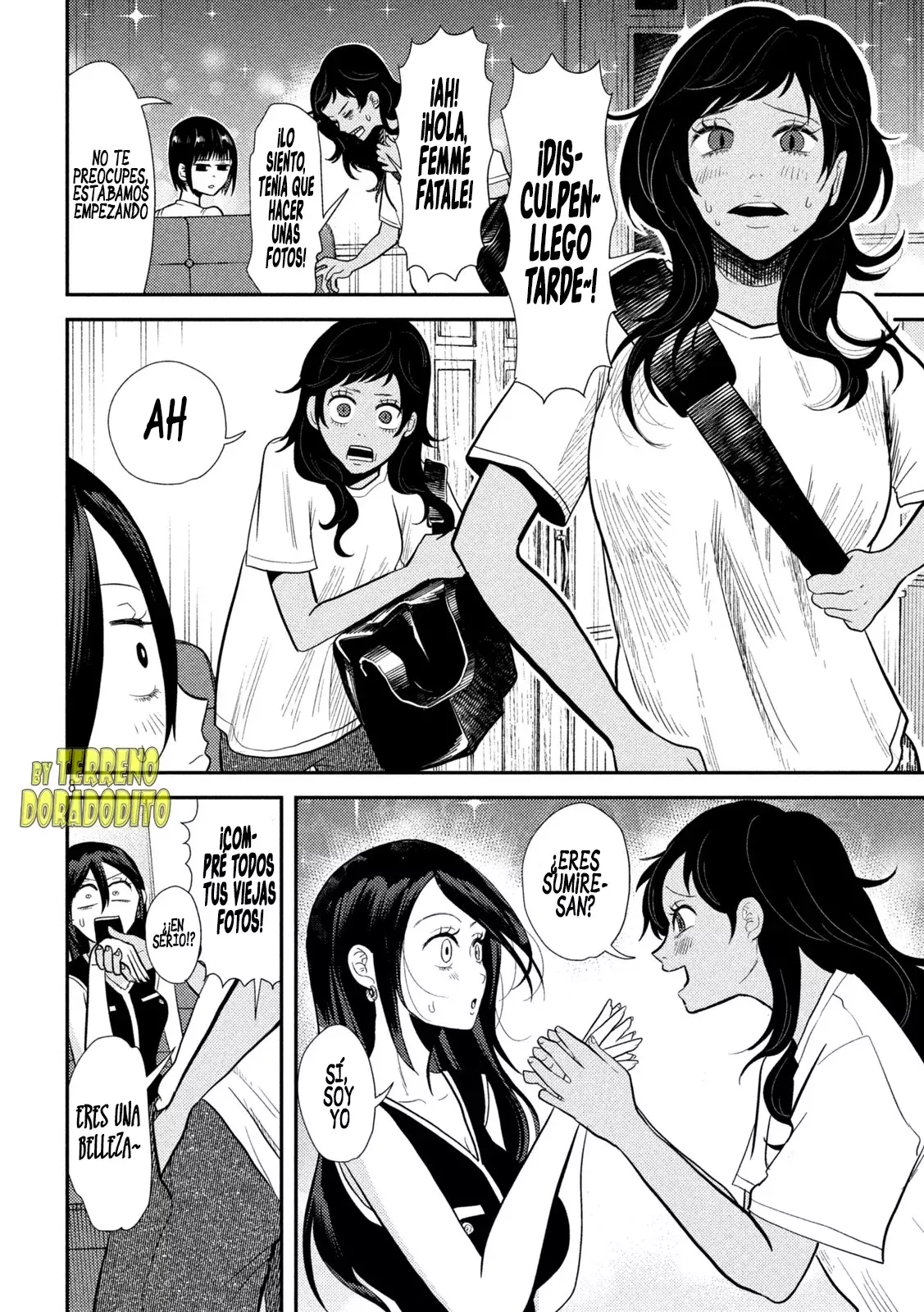 Heisei Haizanhei ⭐ Sumire-chan (Serialización) Capitulo 7: La Mujer y la Reunión página 9