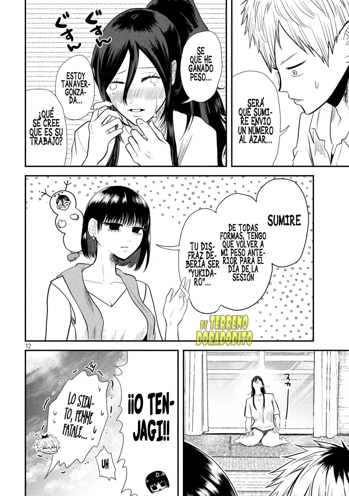 Heisei Haizanhei ⭐ Sumire-chan (Serialización) Capitulo 8: La Mujer que es Medida página 13