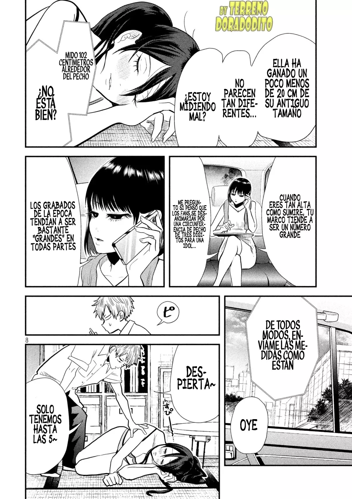Heisei Haizanhei ⭐ Sumire-chan (Serialización) Capitulo 8: La Mujer que es Medida página 9