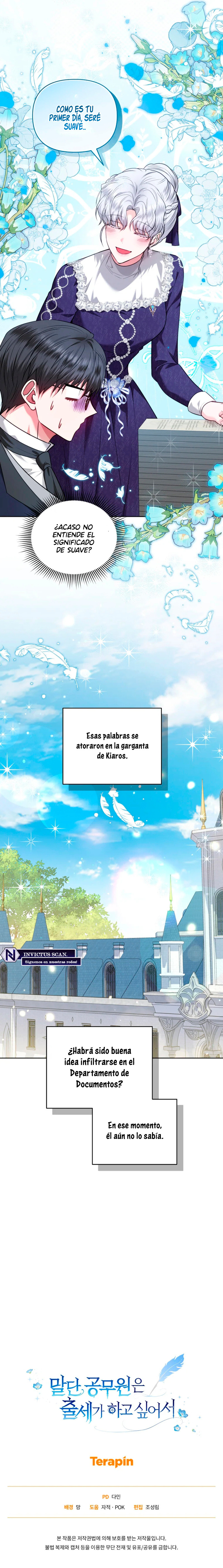 Una funcionaria de bajo rango quiere ascender Capitulo 24 página 8