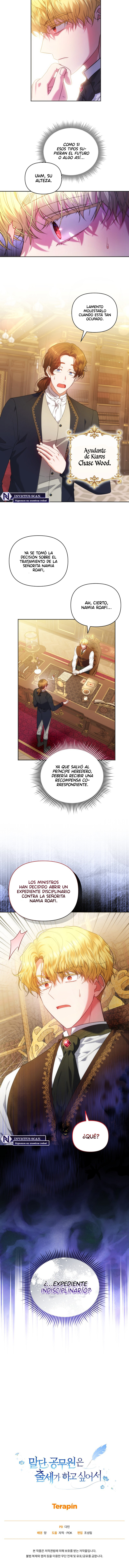 Una funcionaria de bajo rango quiere ascender Capitulo 3 página 10