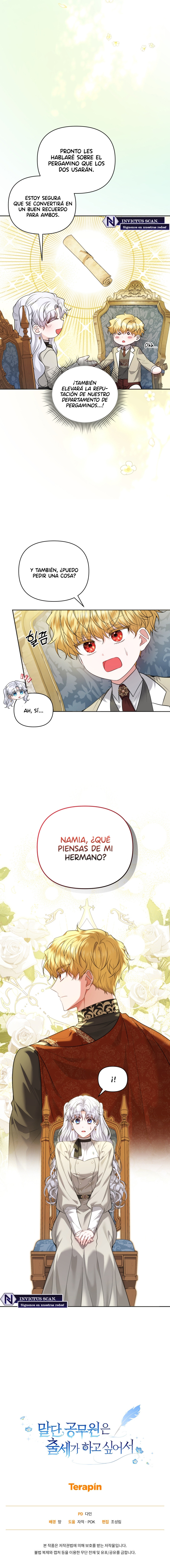 Una funcionaria de bajo rango quiere ascender Capitulo 42 página 11
