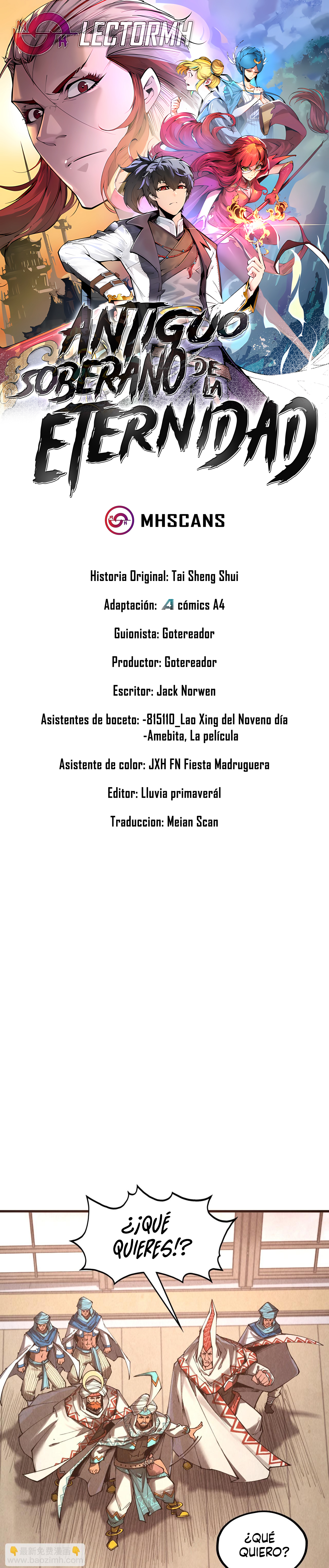 El Antiguo Soberano de la Eternidad Capitulo 329 página 2