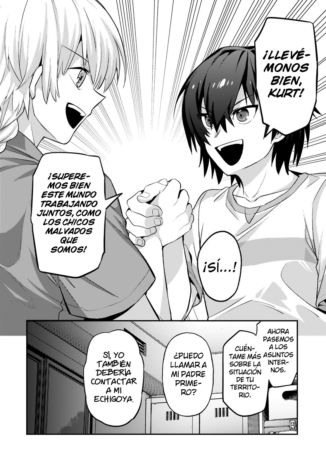 Ore wa Seikan Kokka no Akutoku Ryōshu! Capitulo 16: Chicos Malvados página 14