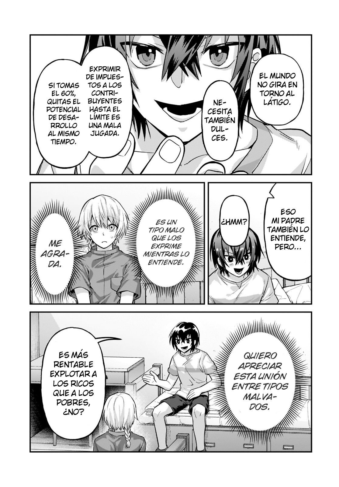 Ore wa Seikan Kokka no Akutoku Ryōshu! Capitulo 16: Chicos Malvados página 7