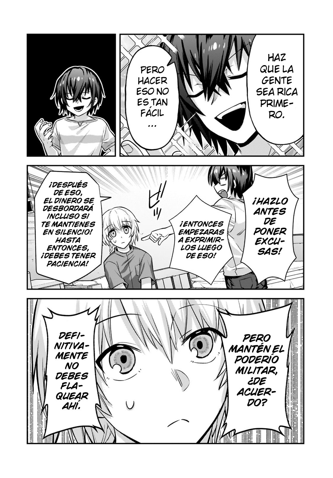 Ore wa Seikan Kokka no Akutoku Ryōshu! Capitulo 16: Chicos Malvados página 8