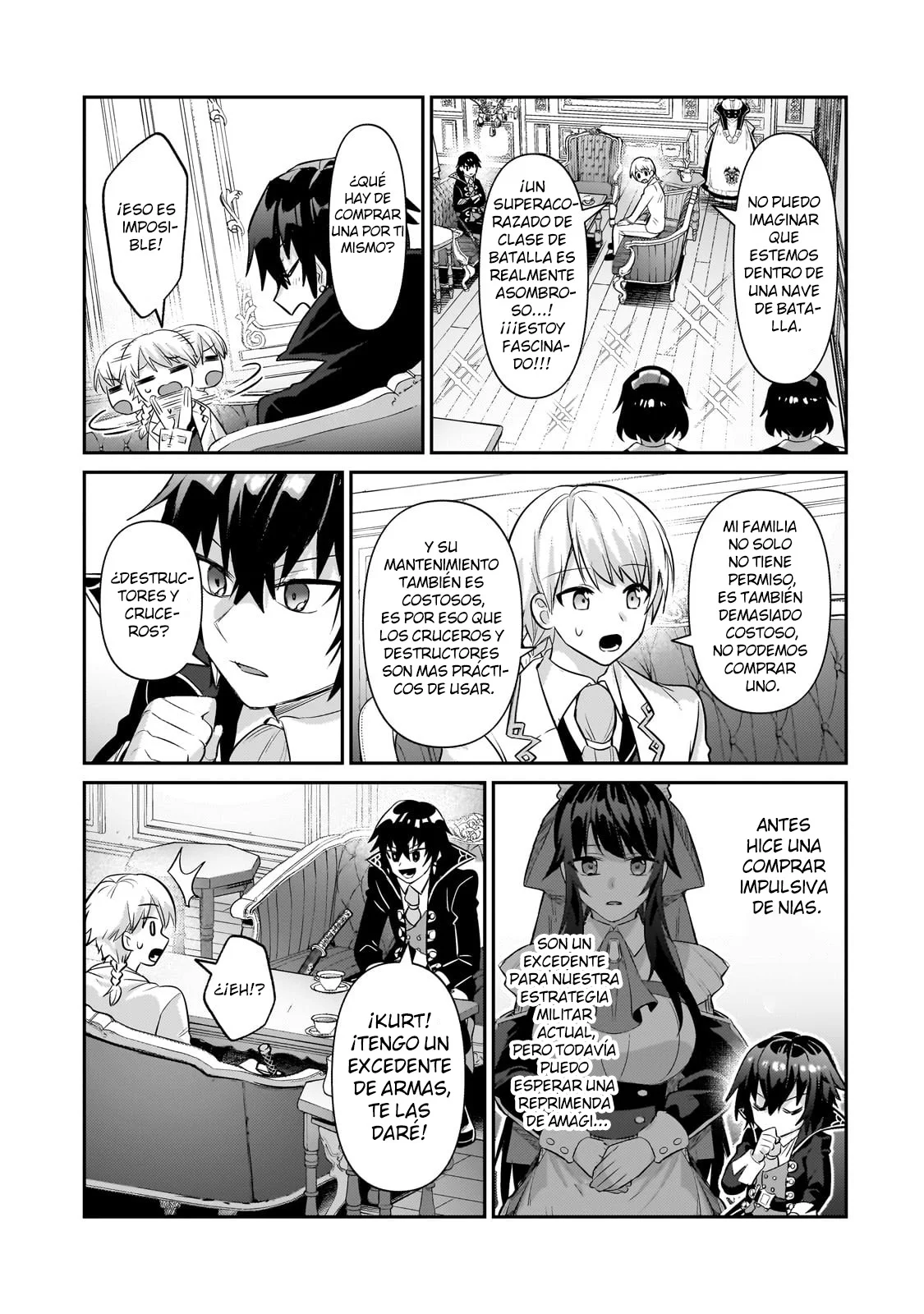 Ore wa Seikan Kokka no Akutoku Ryōshu! Capitulo 22: Superacorazado página 13