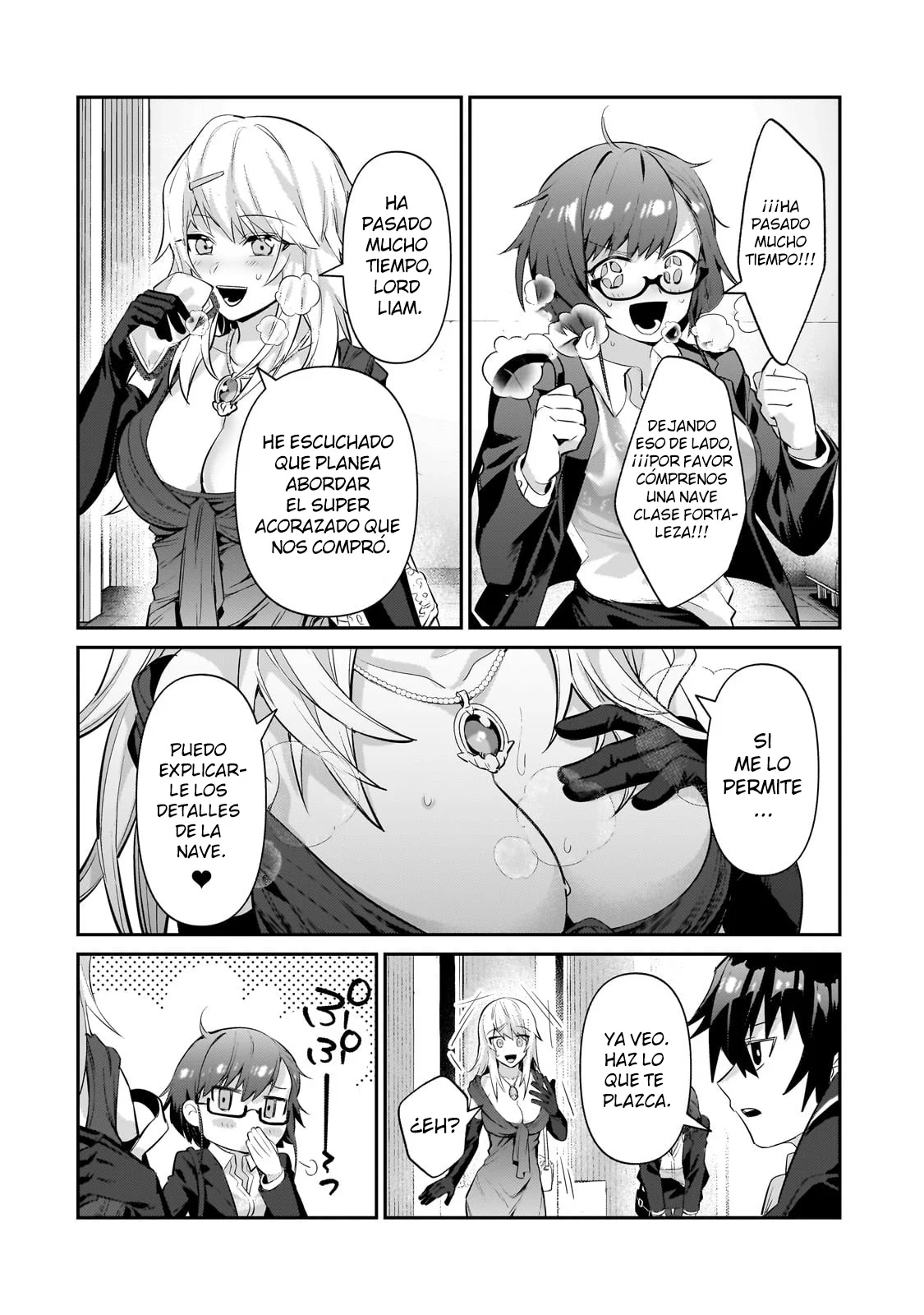 Ore wa Seikan Kokka no Akutoku Ryōshu! Capitulo 22: Superacorazado página 4