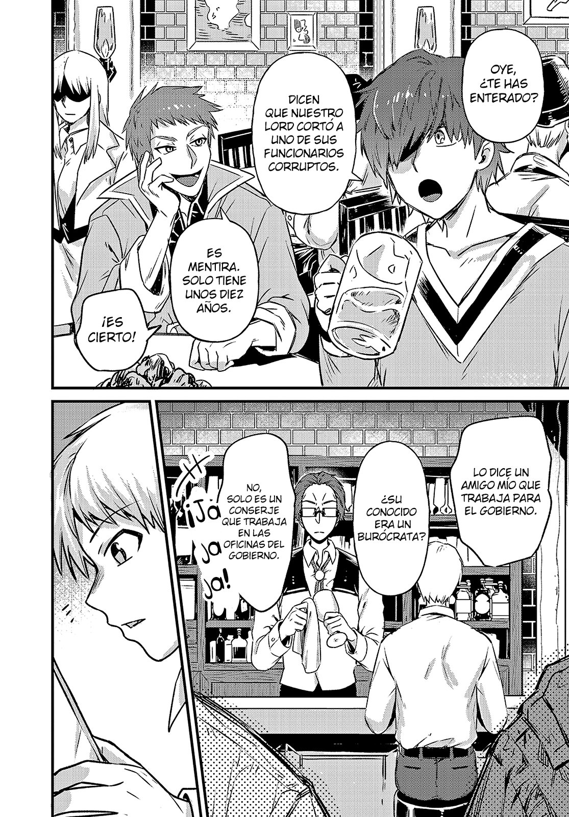 Ore wa Seikan Kokka no Akutoku Ryōshu! Capitulo 3: Un hombre llamado Yasushi página 34