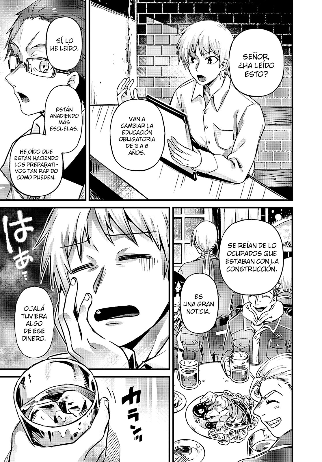 Ore wa Seikan Kokka no Akutoku Ryōshu! Capitulo 3: Un hombre llamado Yasushi página 35