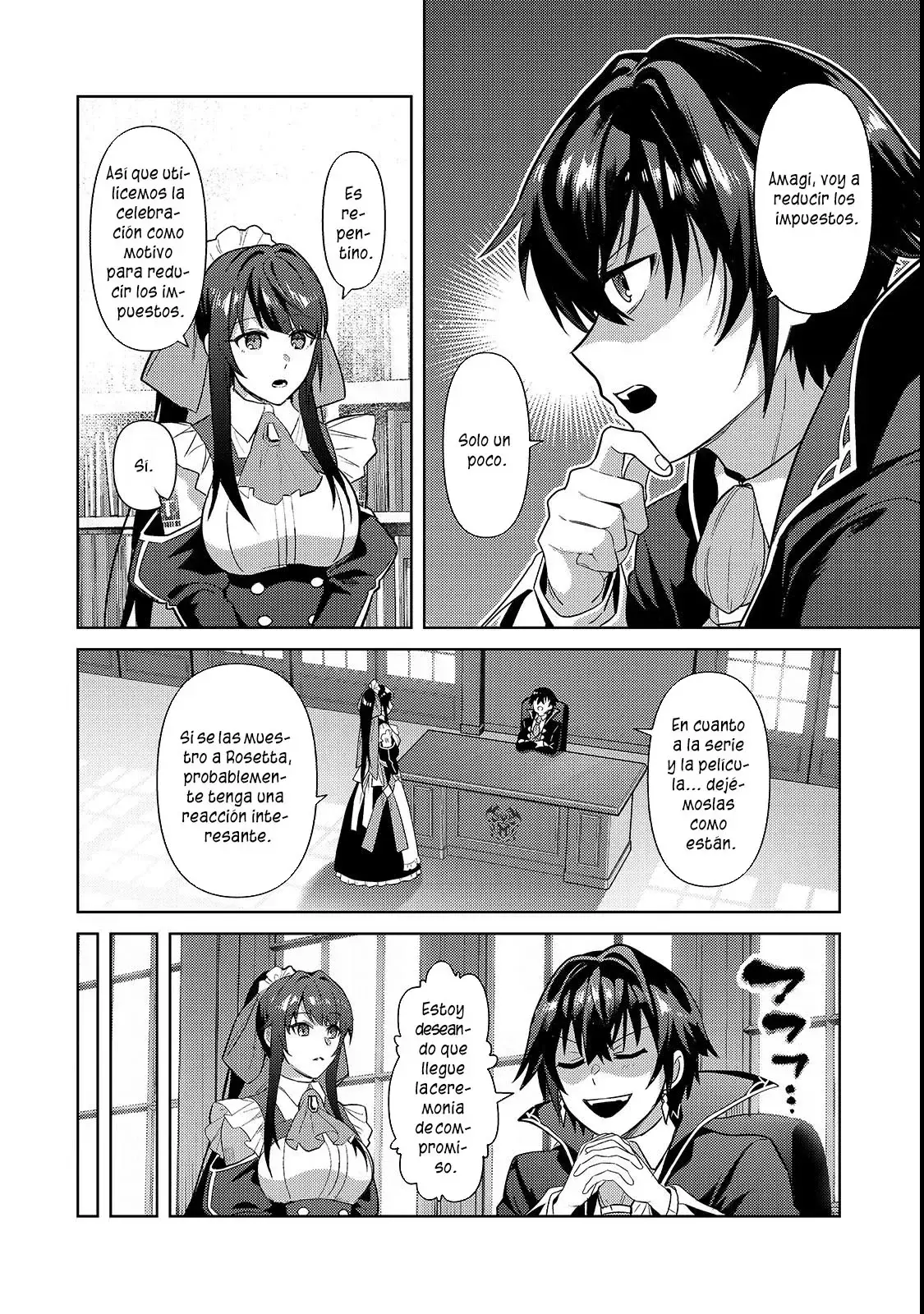 Ore wa Seikan Kokka no Akutoku Ryōshu! Capitulo 36.1 página 8