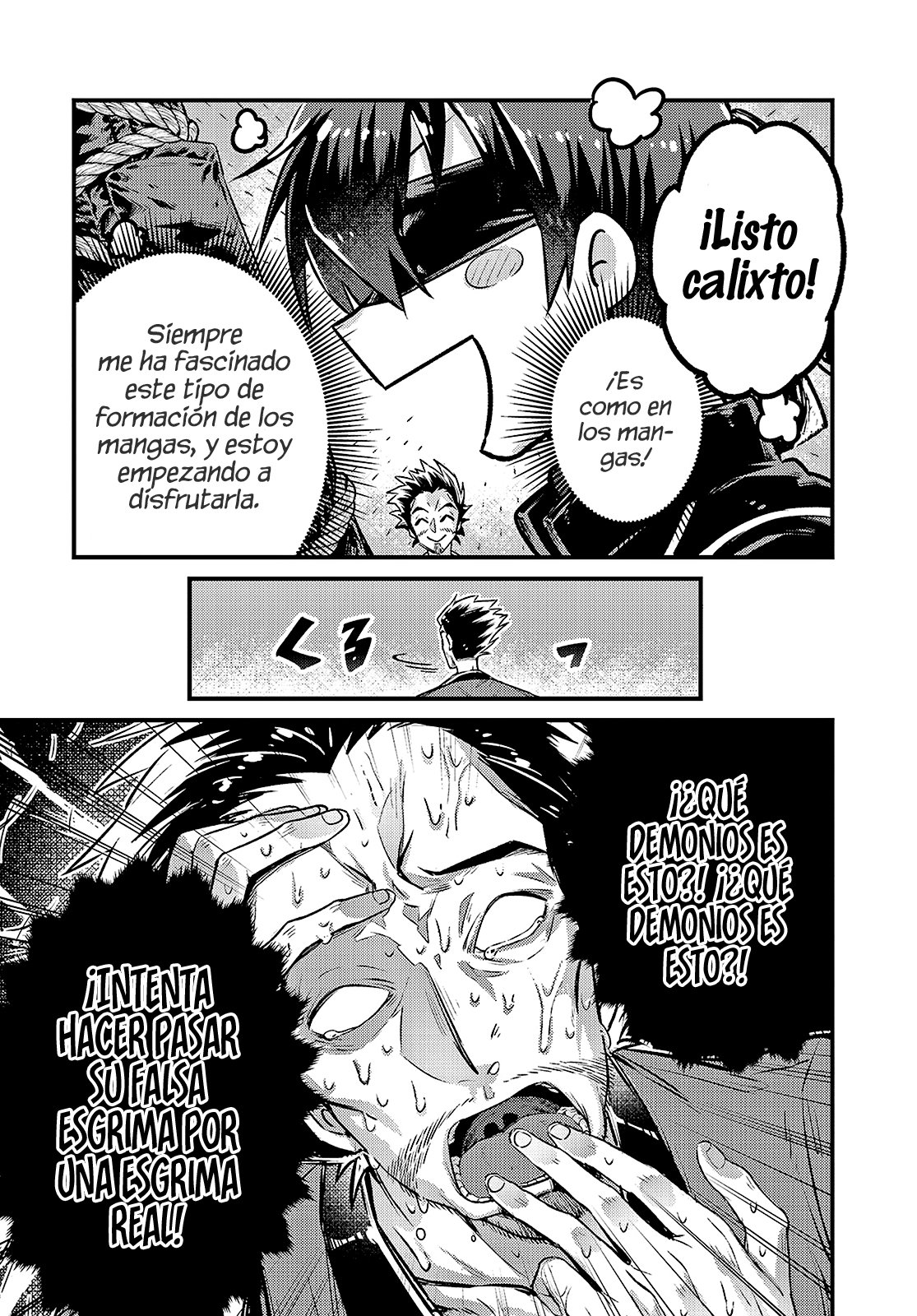 Ore wa Seikan Kokka no Akutoku Ryōshu! Capitulo 4: El Camino de la Espada. página 12