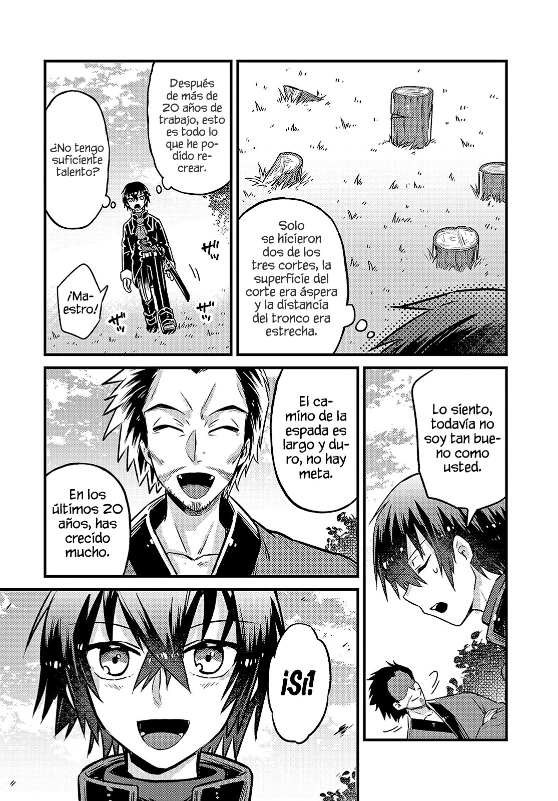 Ore wa Seikan Kokka no Akutoku Ryōshu! Capitulo 4: El Camino de la Espada. página 6
