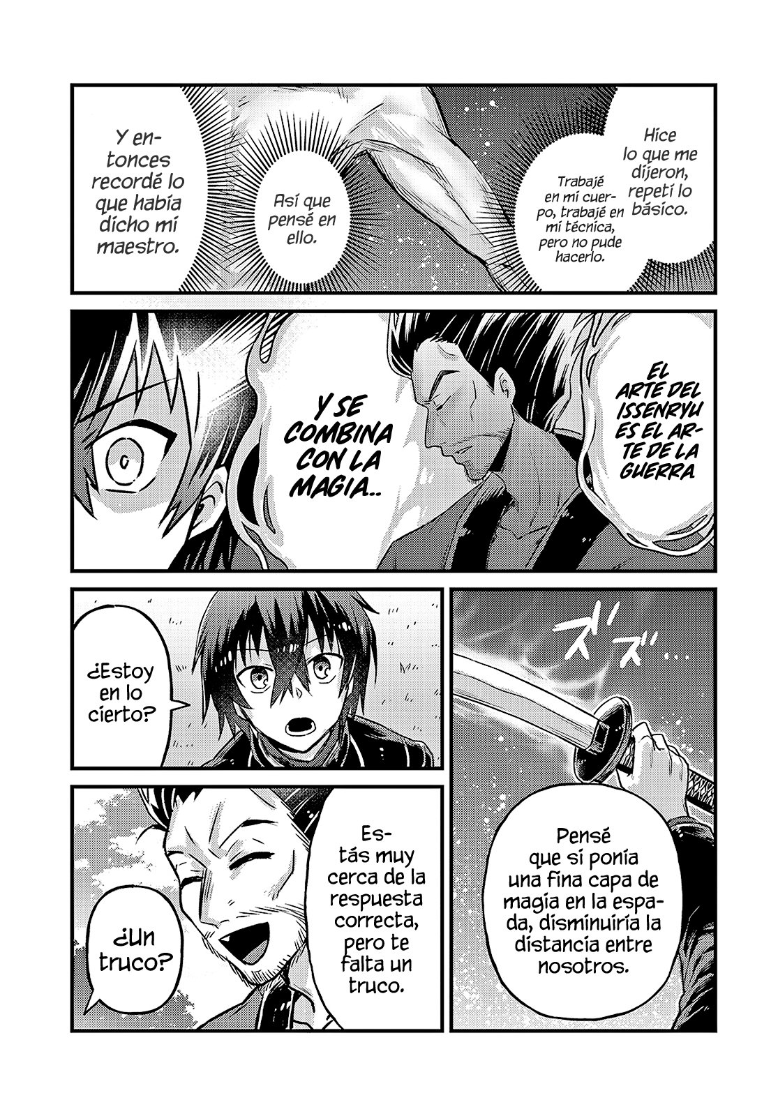 Ore wa Seikan Kokka no Akutoku Ryōshu! Capitulo 4: El Camino de la Espada. página 7