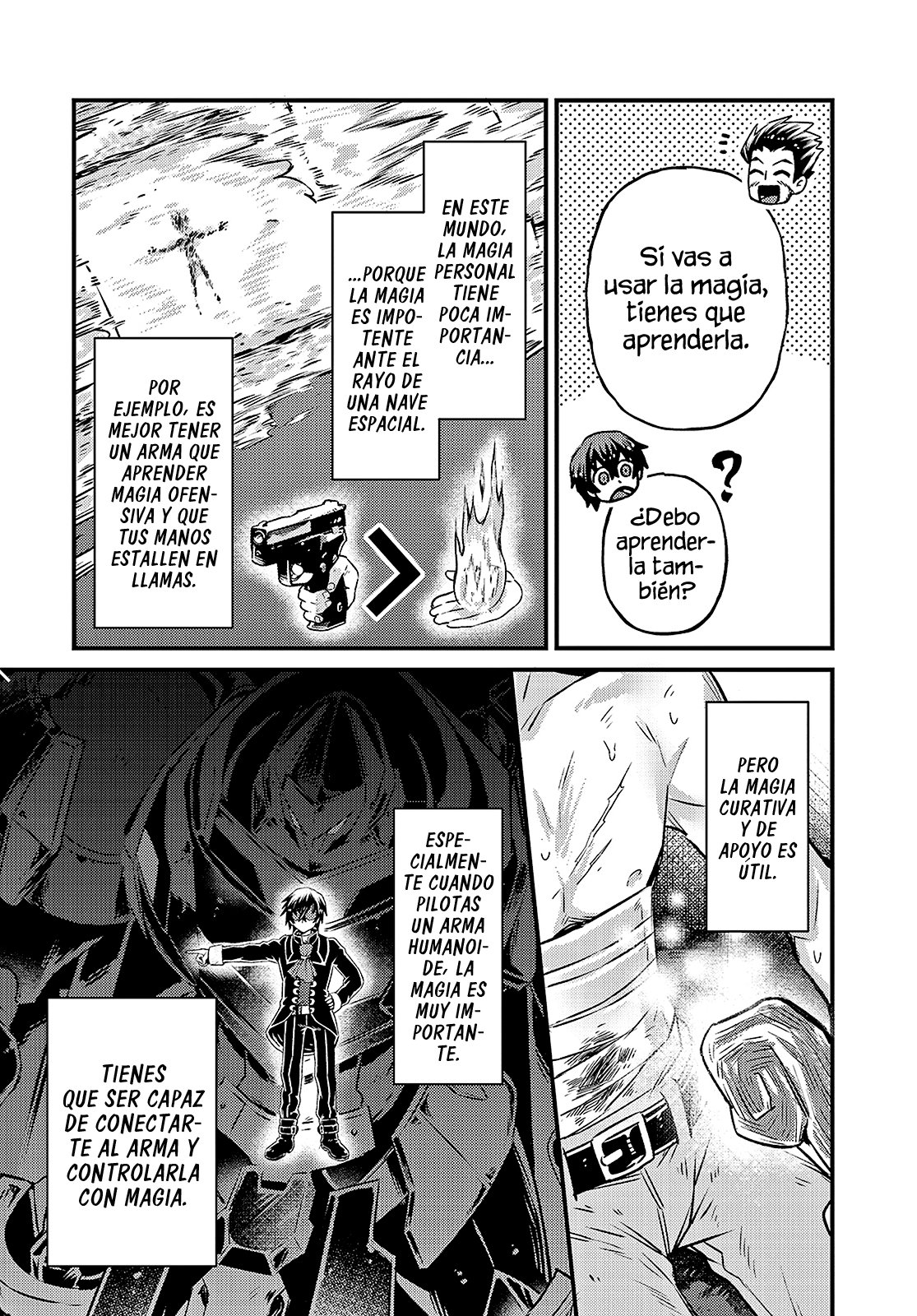 Ore wa Seikan Kokka no Akutoku Ryōshu! Capitulo 4: El Camino de la Espada. página 8
