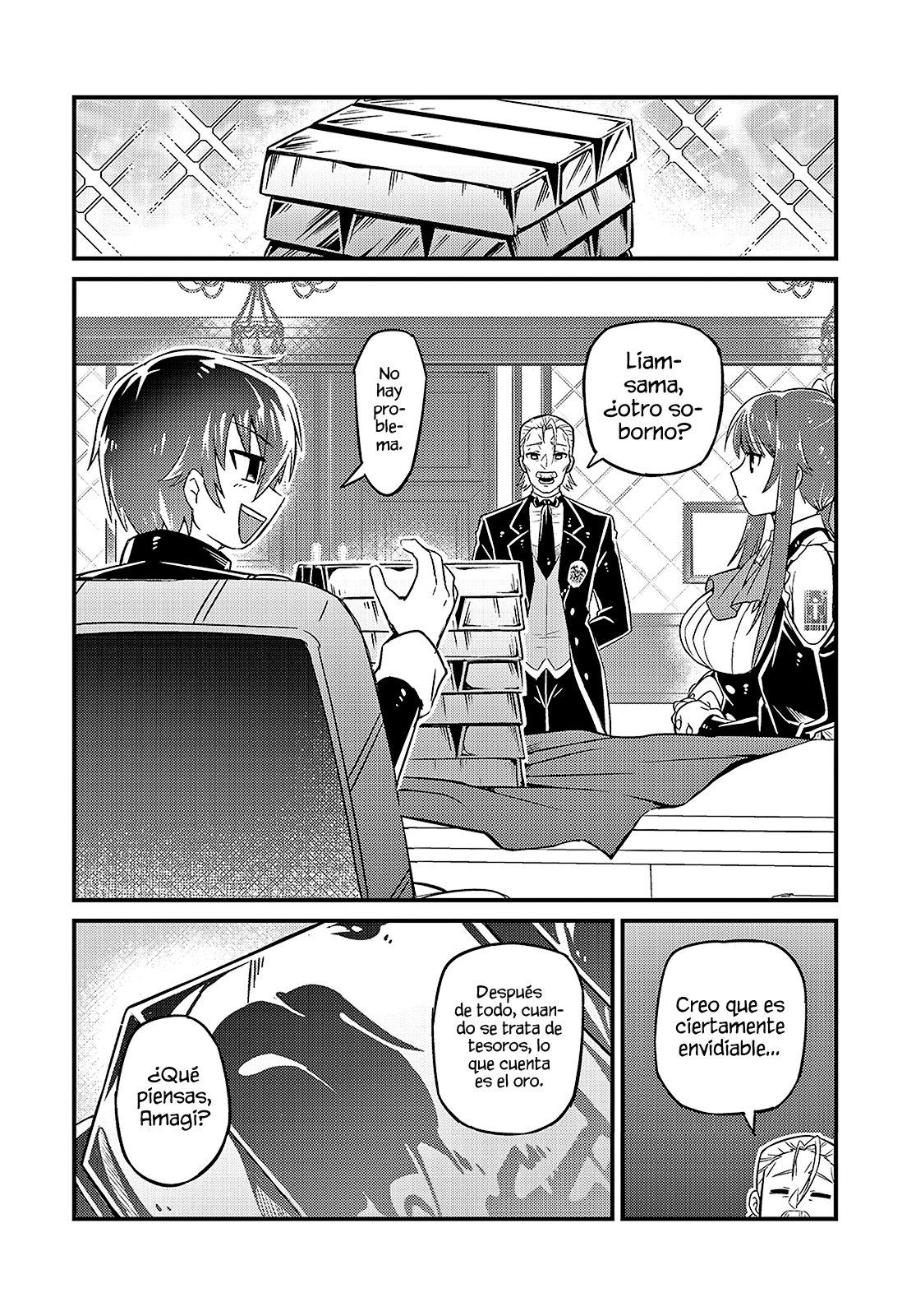 Ore wa Seikan Kokka no Akutoku Ryōshu! Capitulo 7: Piratas Espaciales. página 13