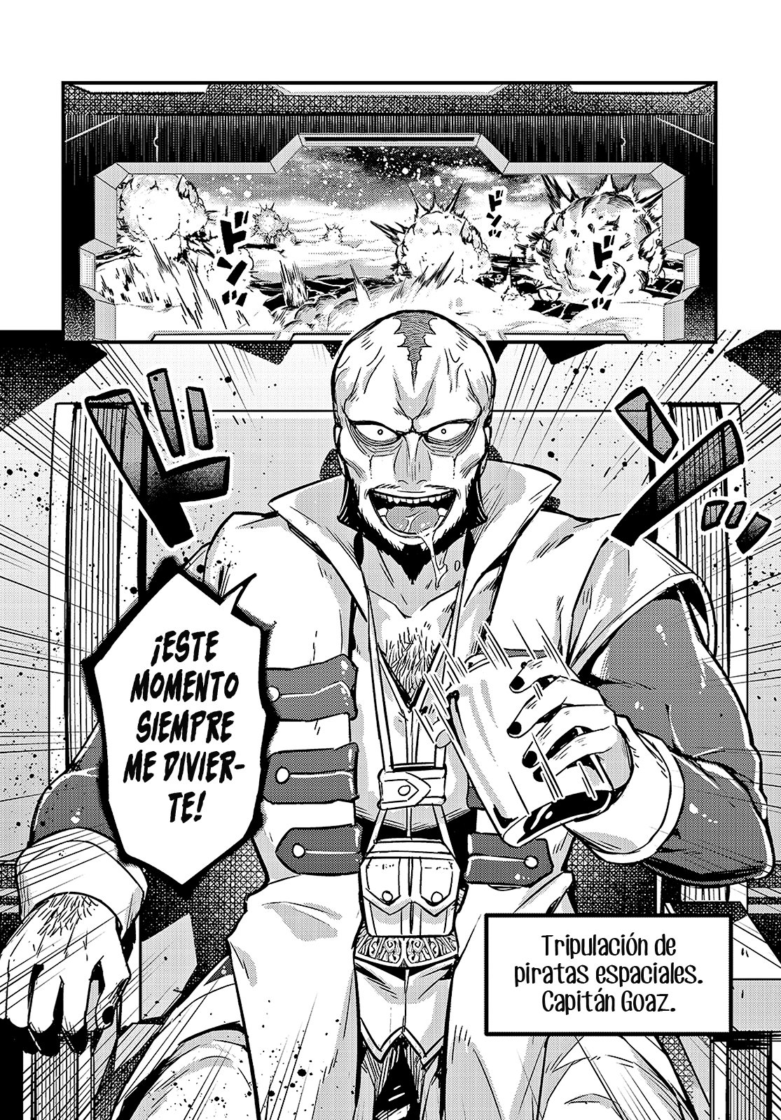 Ore wa Seikan Kokka no Akutoku Ryōshu! Capitulo 7: Piratas Espaciales. página 23