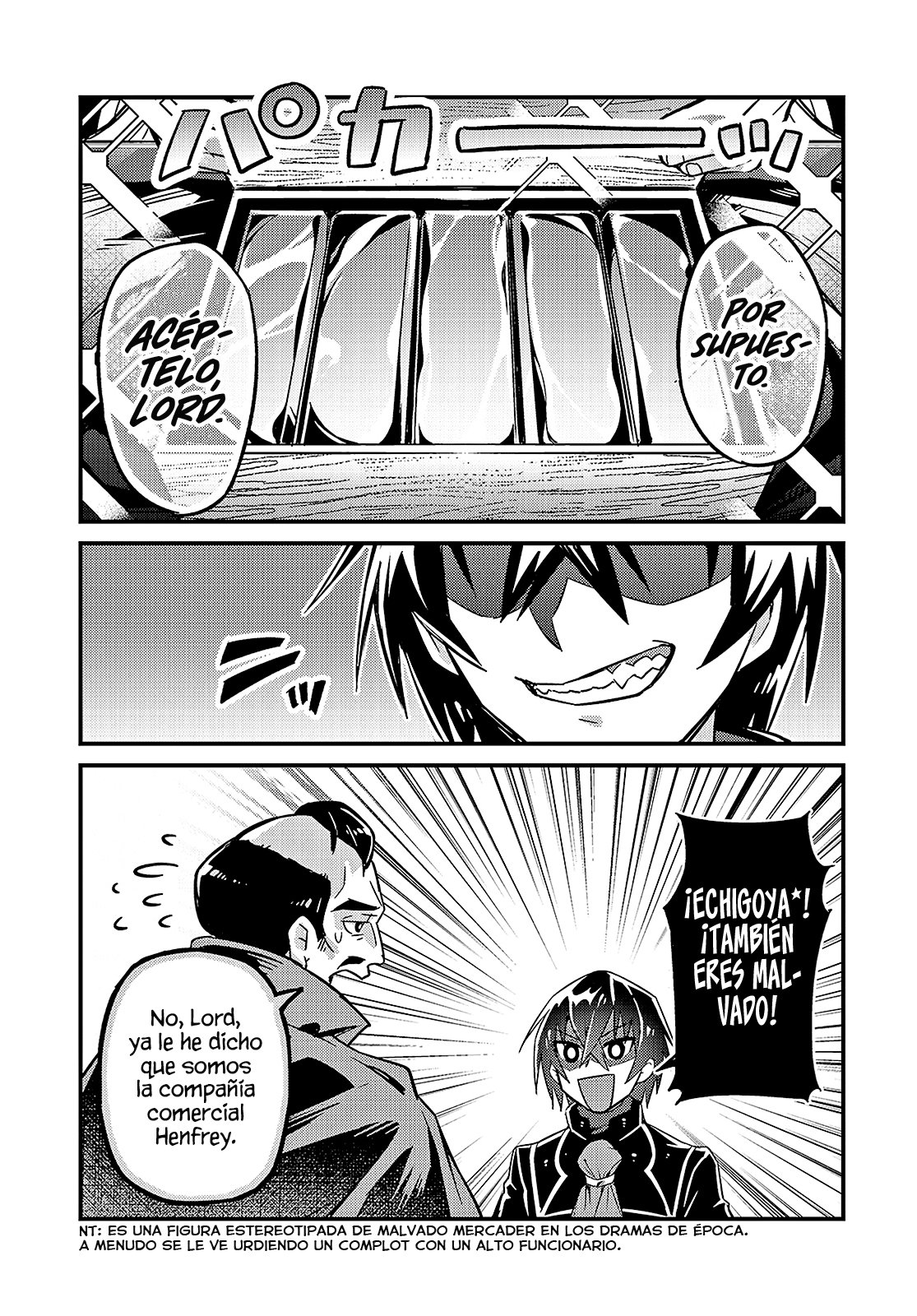 Ore wa Seikan Kokka no Akutoku Ryōshu! Capitulo 7: Piratas Espaciales. página 4