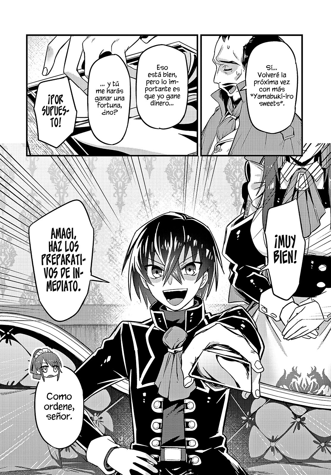 Ore wa Seikan Kokka no Akutoku Ryōshu! Capitulo 7: Piratas Espaciales. página 7