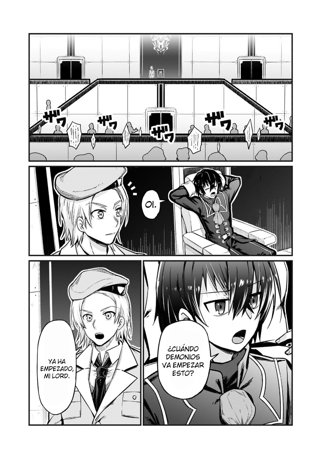 Ore wa Seikan Kokka no Akutoku Ryōshu! Capitulo 9: Primera Batalla página 3