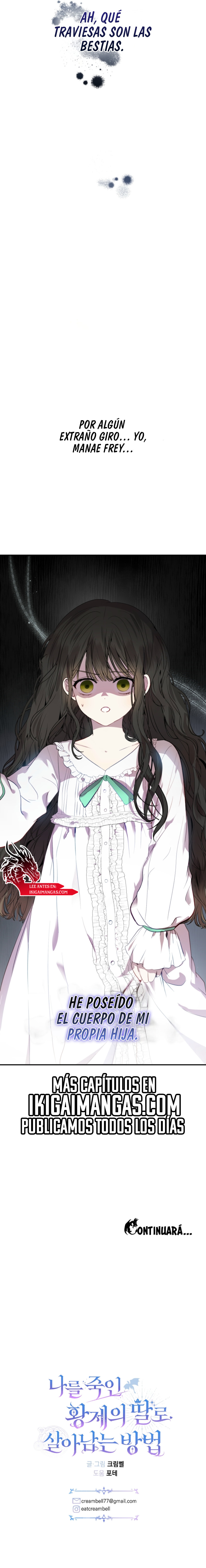 Cómo sobrevivir como la hija del emperador que me mató Capitulo 1 página 14