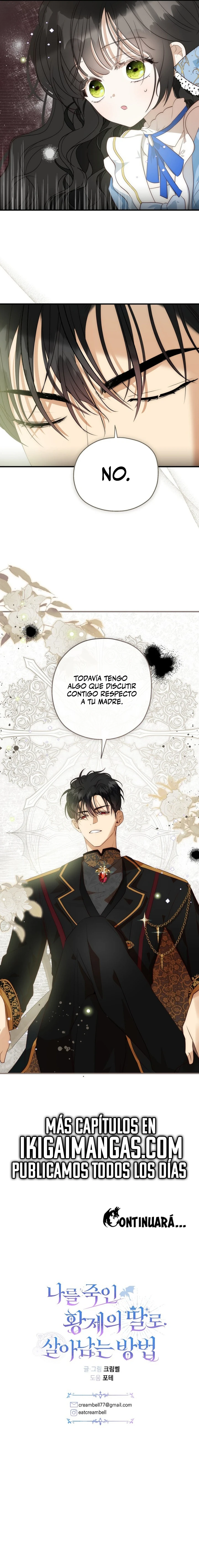 Cómo sobrevivir como la hija del emperador que me mató Capitulo 23 página 18