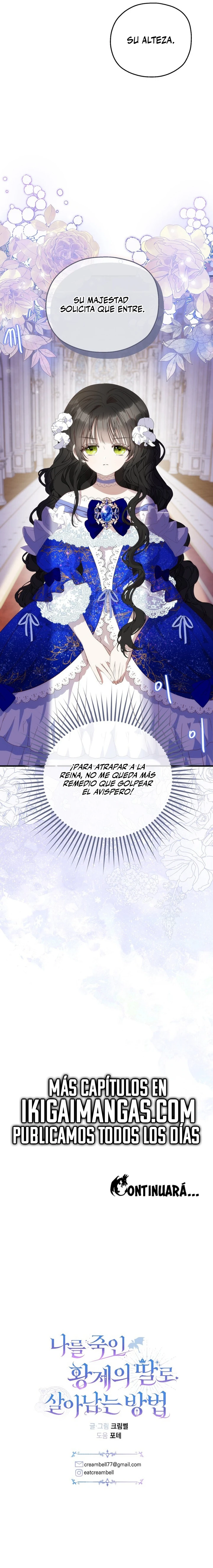 Cómo sobrevivir como la hija del emperador que me mató Capitulo 30 página 13
