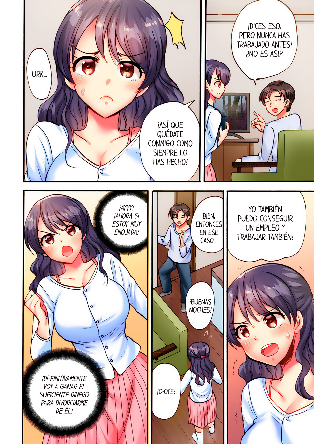 “We Can’t! It’ll Be An Affair!” Wife Who Loves Penetration Has Hardcore Sex During Work Capitulo 1 página 4