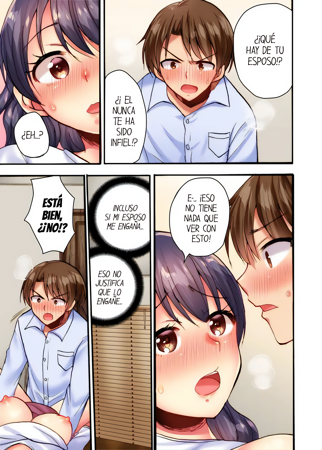 “We Can’t! It’ll Be An Affair!” Wife Who Loves Penetration Has Hardcore Sex During Work Capitulo 4 página 5