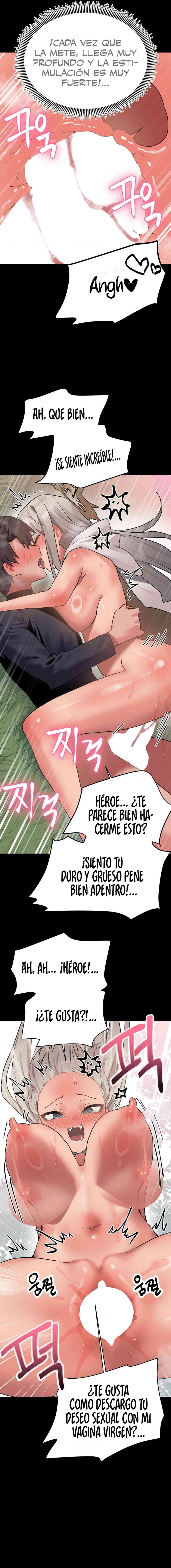 ¿Quieres luchar también en esta vida Héroe? Capitulo 9 página 8