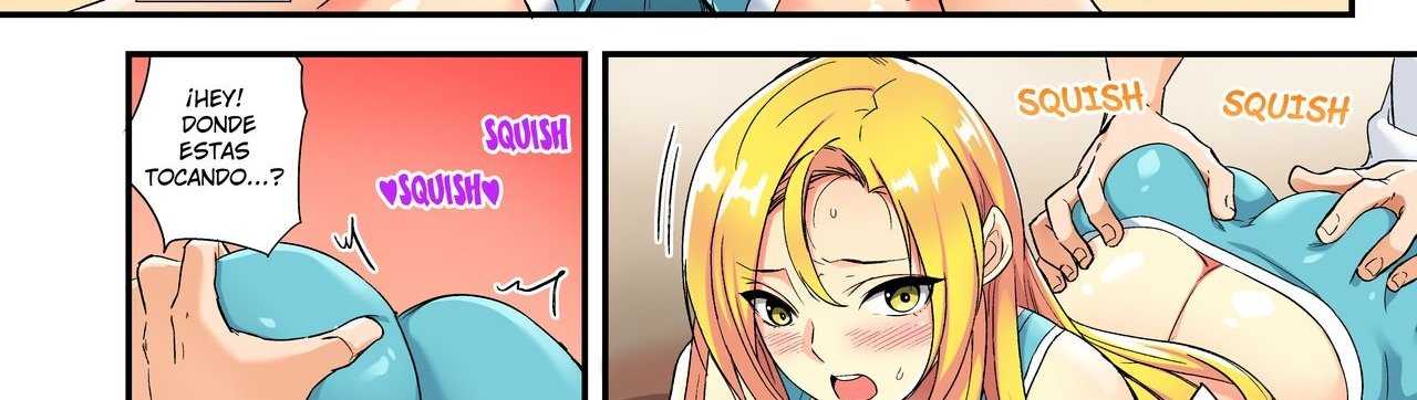 ¡Inserción en un punto lascivo…! Tratamiento de belleza resbaladizo y sensible en un club lleno de chicas Capitulo 1 página 34