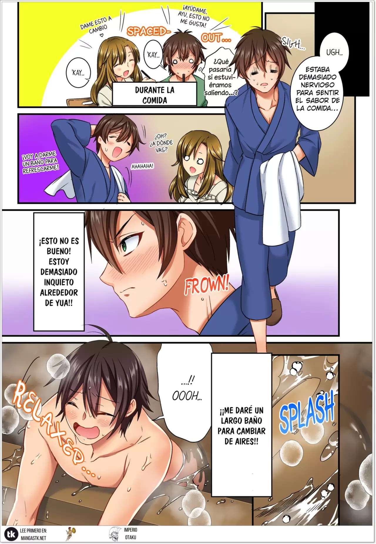 ¡Inserción en un punto lascivo…! Tratamiento de belleza resbaladizo y sensible en un club lleno de chicas Capitulo 13 página 4