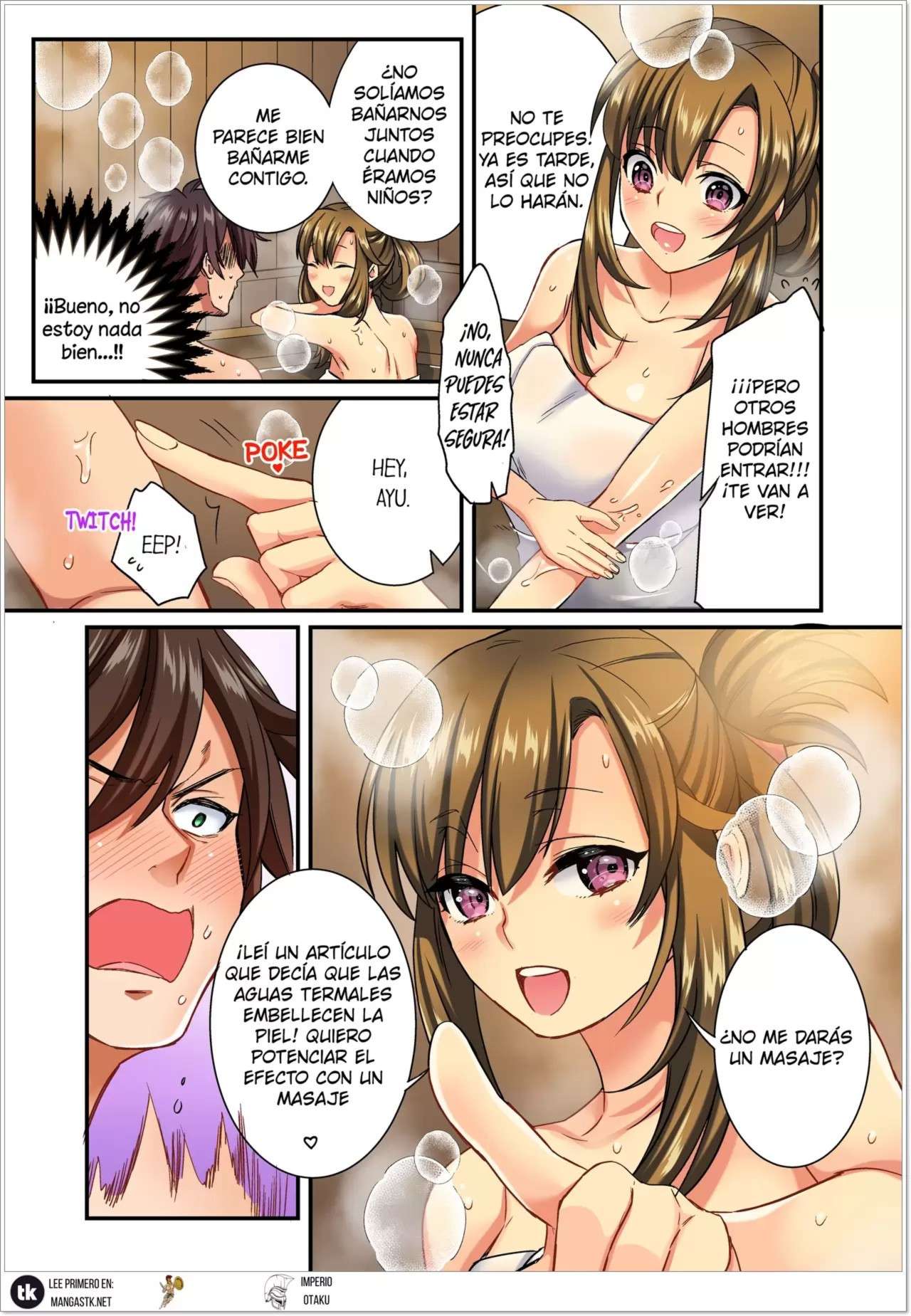¡Inserción en un punto lascivo…! Tratamiento de belleza resbaladizo y sensible en un club lleno de chicas Capitulo 13 página 6