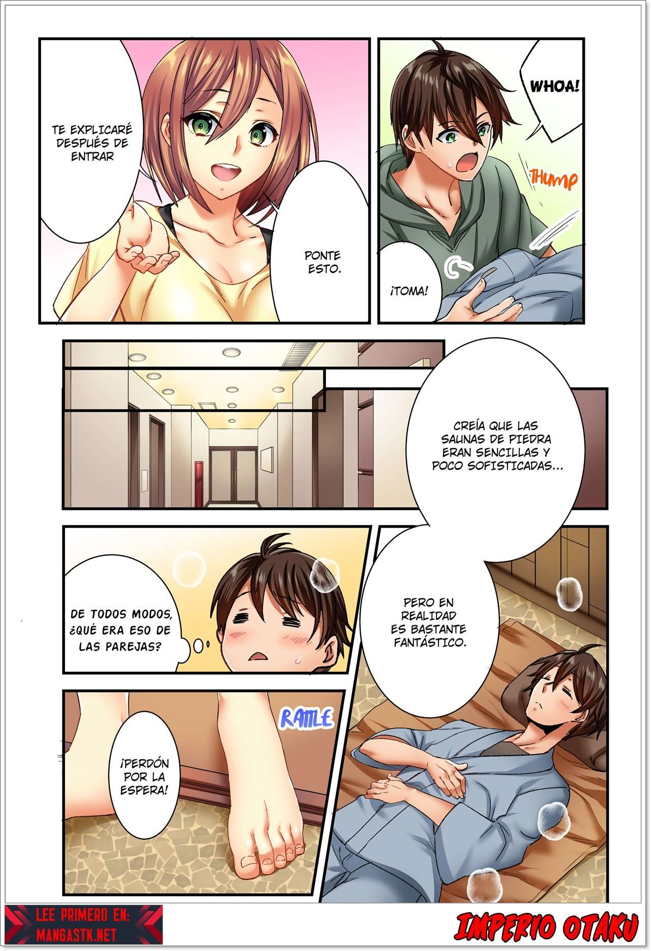 ¡Inserción en un punto lascivo…! Tratamiento de belleza resbaladizo y sensible en un club lleno de chicas Capitulo 7 página 2