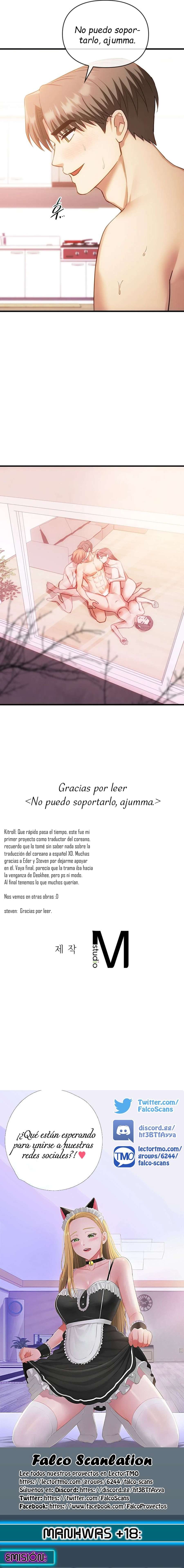 ¡No Puedo Soportarlo, Señora! Capitulo 50 página 18