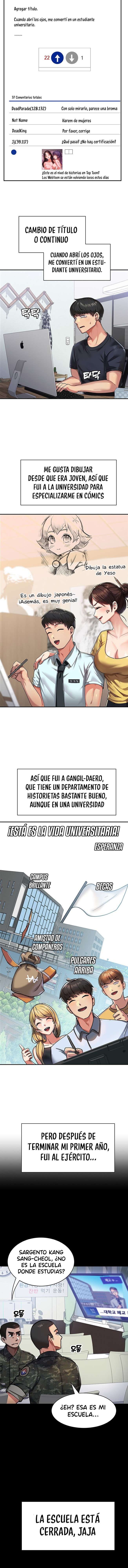 Universidad Femenina Capitulo 1 página 2