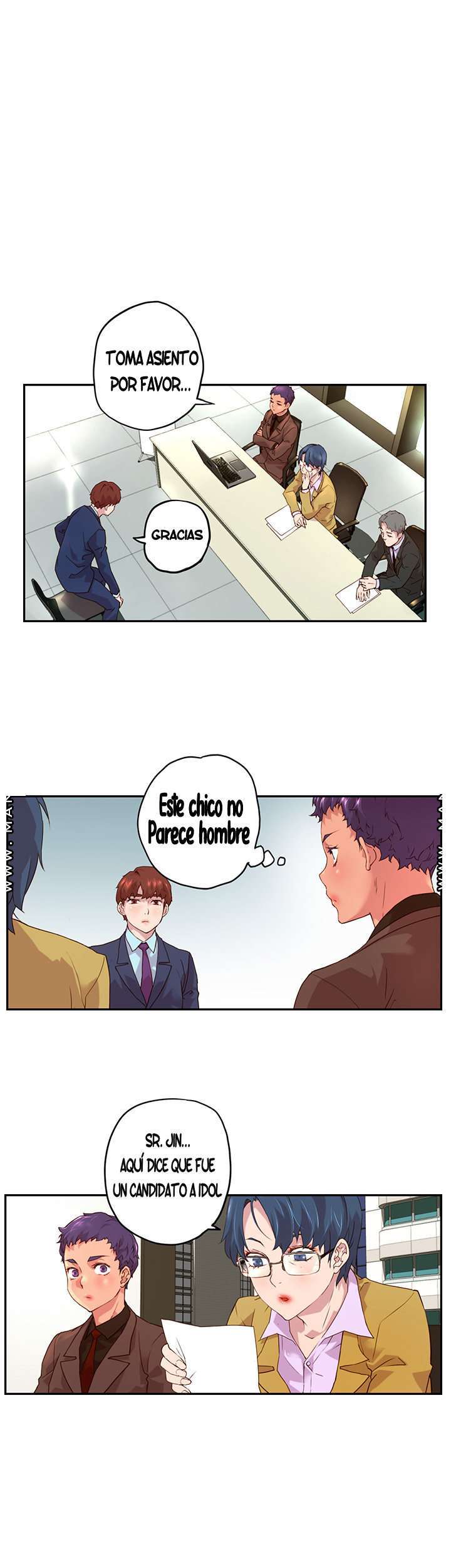 Un Empleado Diferente Capitulo 1 página 7