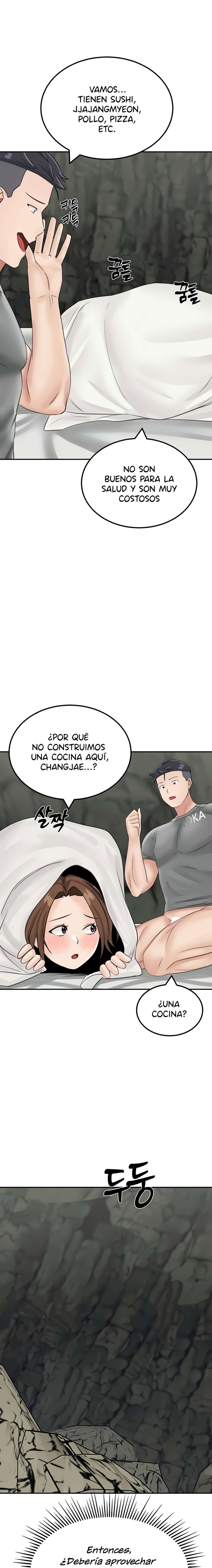 Superviviente del Sombrero de la isla Deshabitada Capitulo 12 página 33