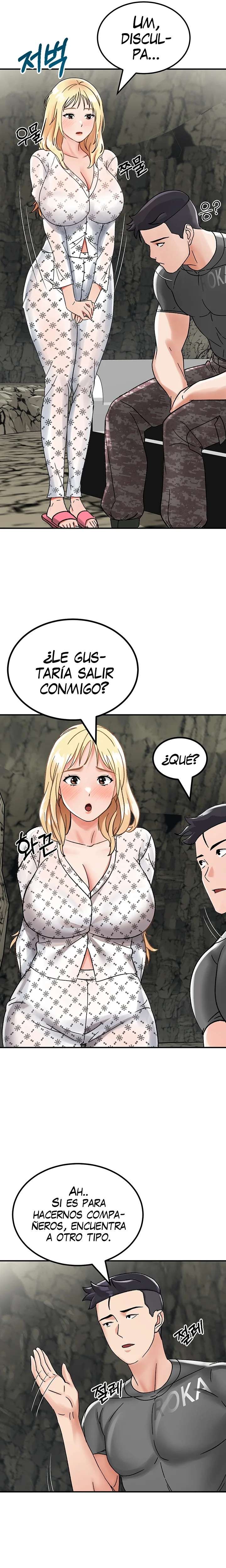 Superviviente del Sombrero de la isla Deshabitada Capitulo 4 página 39