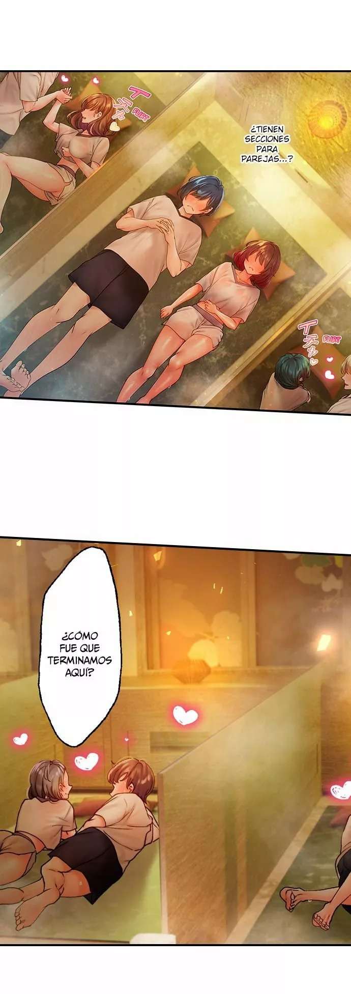 Sexo en un sauna con una Gyaru sin maquillar Capitulo 1 página 8