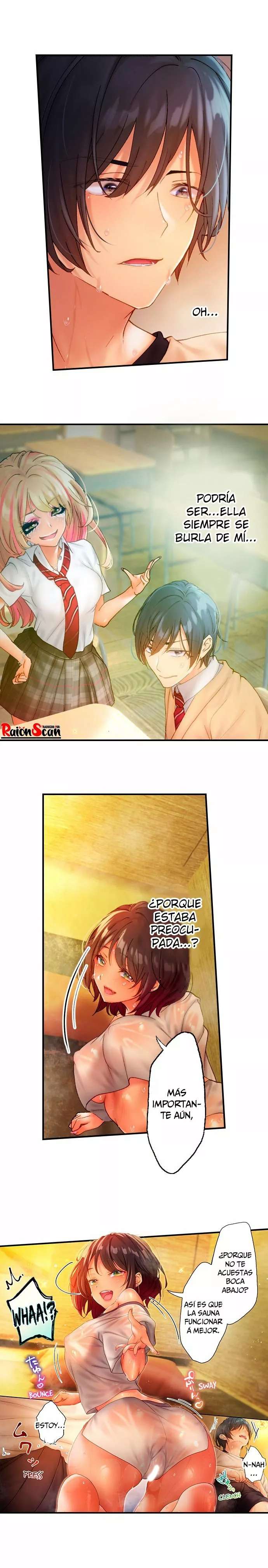 Sexo en un sauna con una Gyaru sin maquillar Capitulo 2 página 4