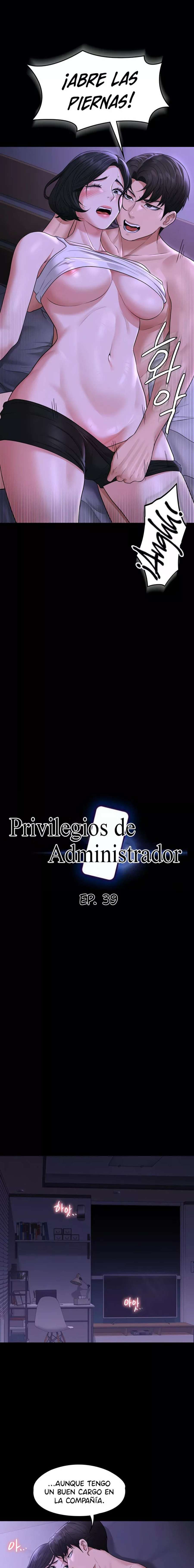 Privilegios del Administrador Capitulo 39 página 2