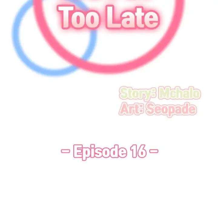 Never Too Late Capitulo 16 página 19