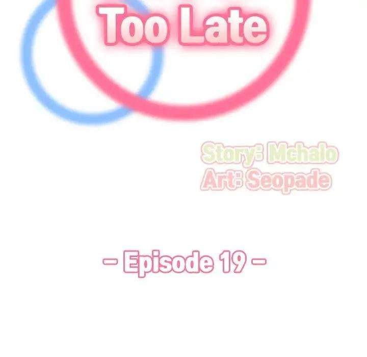 Never Too Late Capitulo 19 página 30