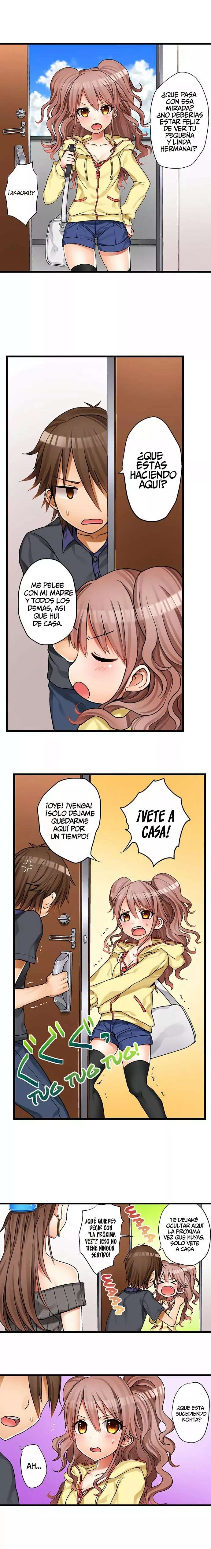 Mi primera vez fue con … Mi hermanita? Capitulo 1 página 8
