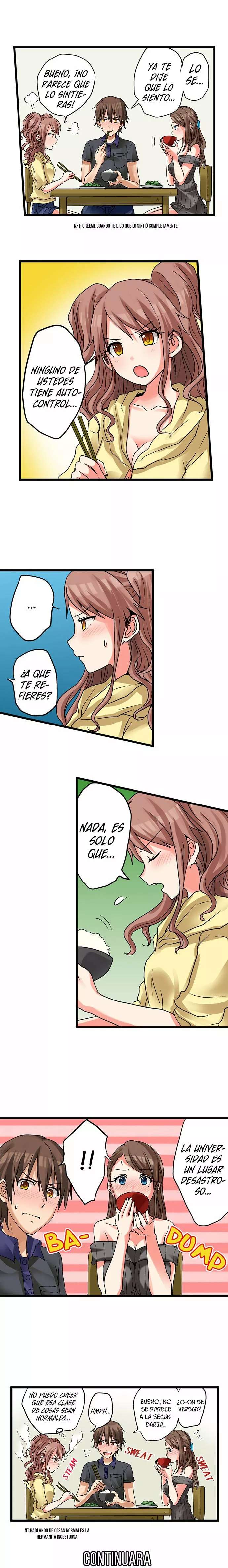 Mi primera vez fue con … Mi hermanita? Capitulo 18 página 10