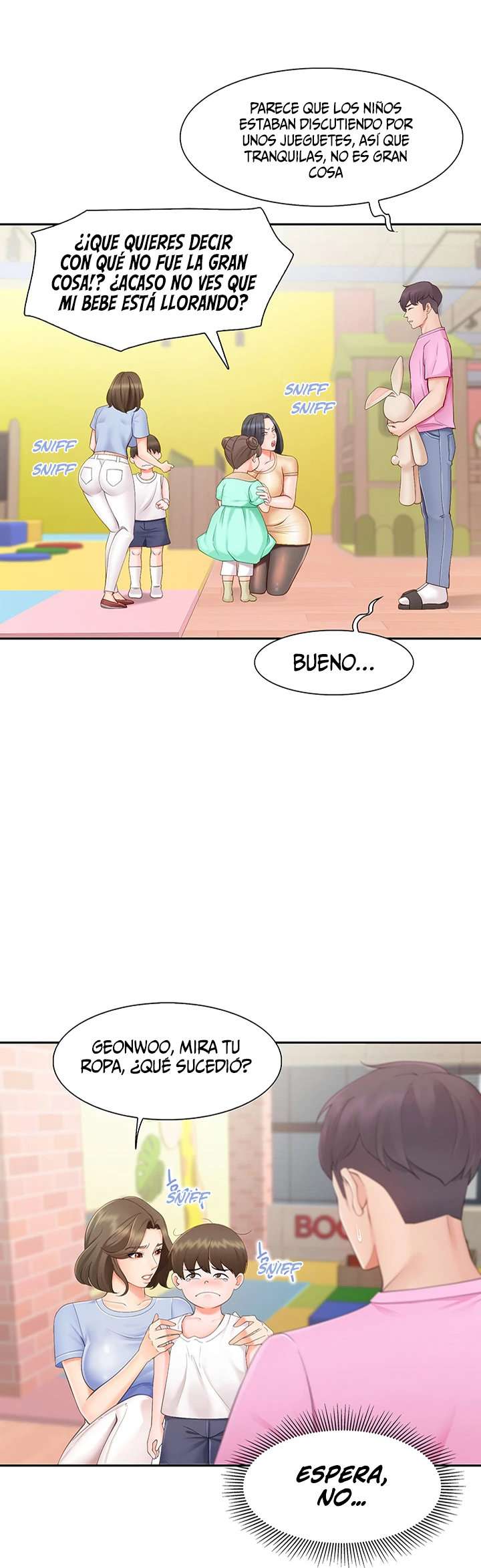 Madres en la cafetería para Niños Capitulo 1 página 17