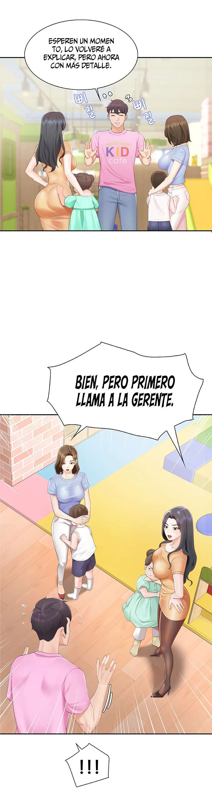 Madres en la cafetería para Niños Capitulo 1 página 21