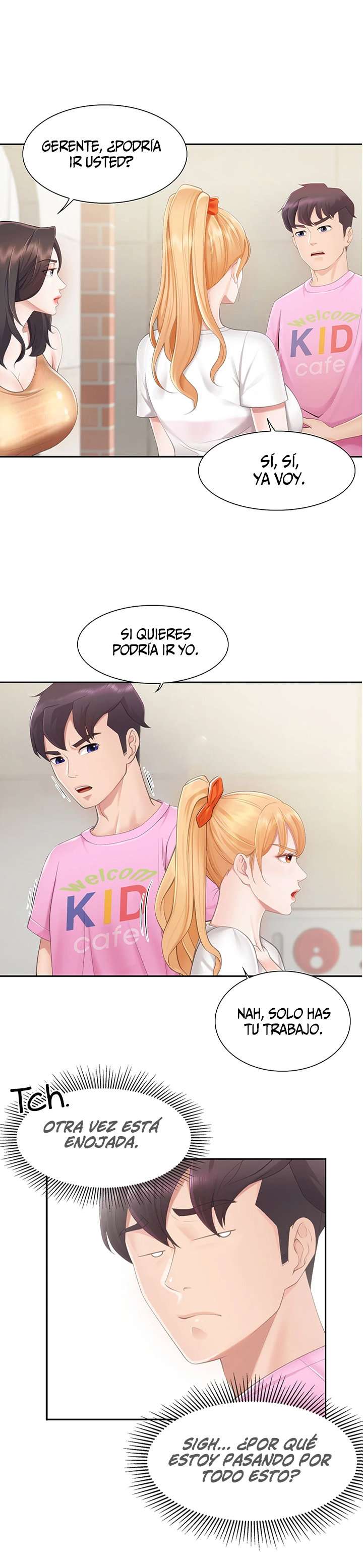 Madres en la cafetería para Niños Capitulo 1 página 34